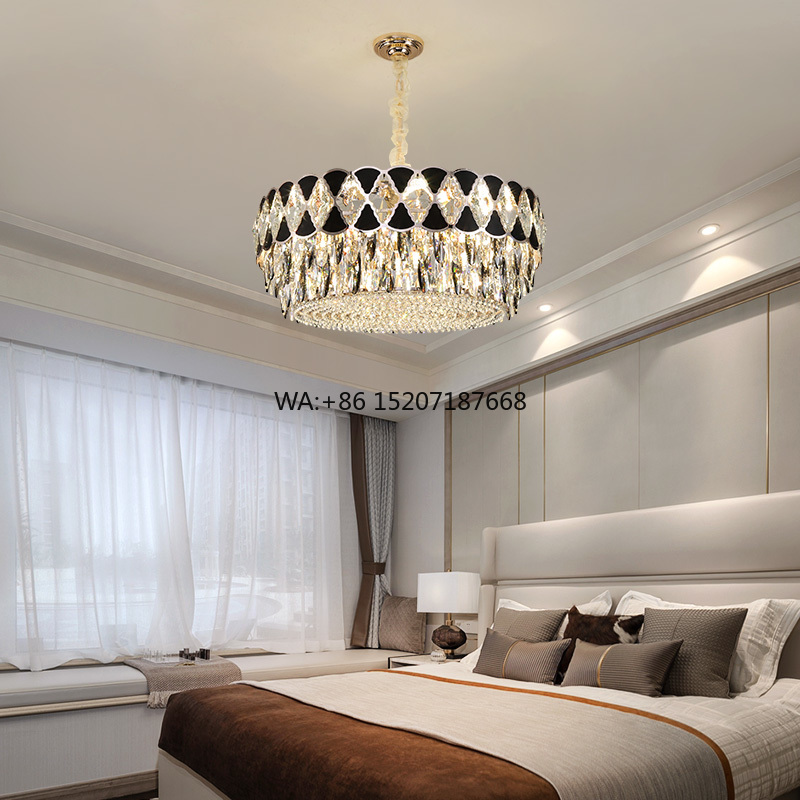 Interior Design Remote - Moderne luxe vierkante ring hanglamp Scandinavische