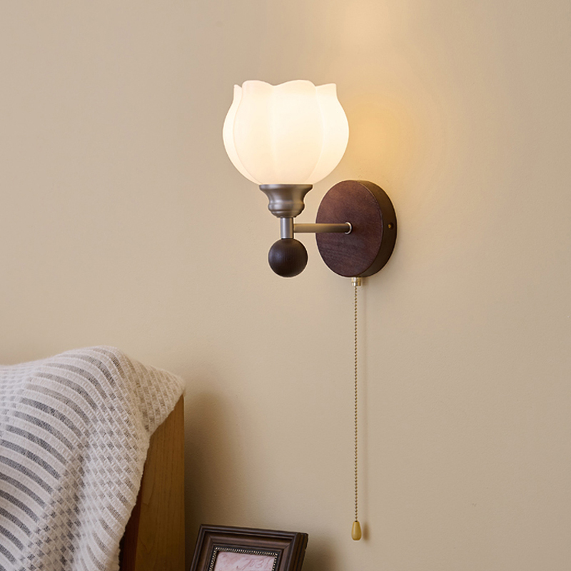 Interior Design Remote - Vintage Rt wandlampen slaapkamer nachtkastje leeslamp