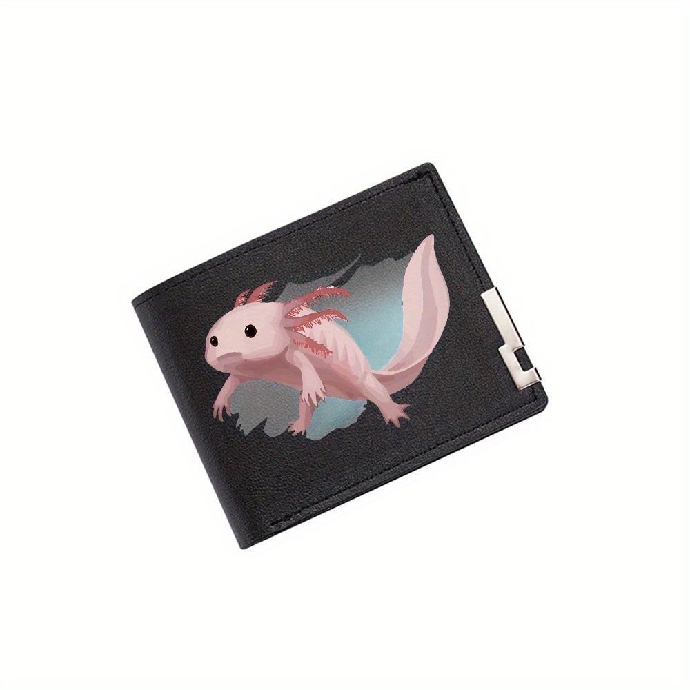 Interior Design Illustration - Roze axolotl amfibische illustratie water Herenportemonnee