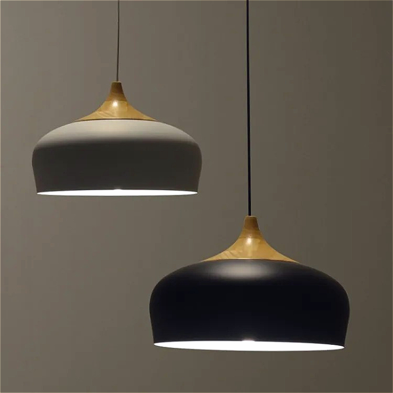 Interior Design Hall - Nordic Aluminium Grote Lampenkap Plafond Kroonluchter