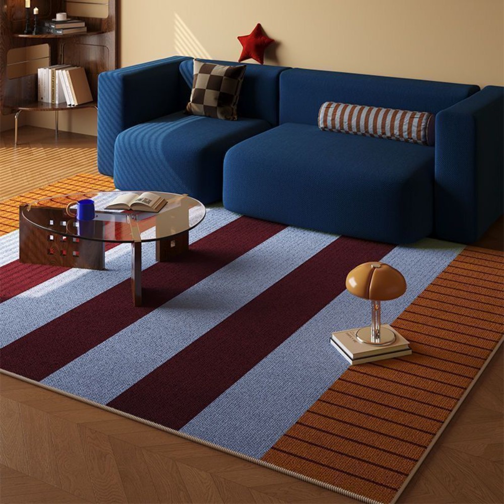 Interior Design Retail - Modern Streeppatroon Tapijt Mat Tapijt Kleurblok