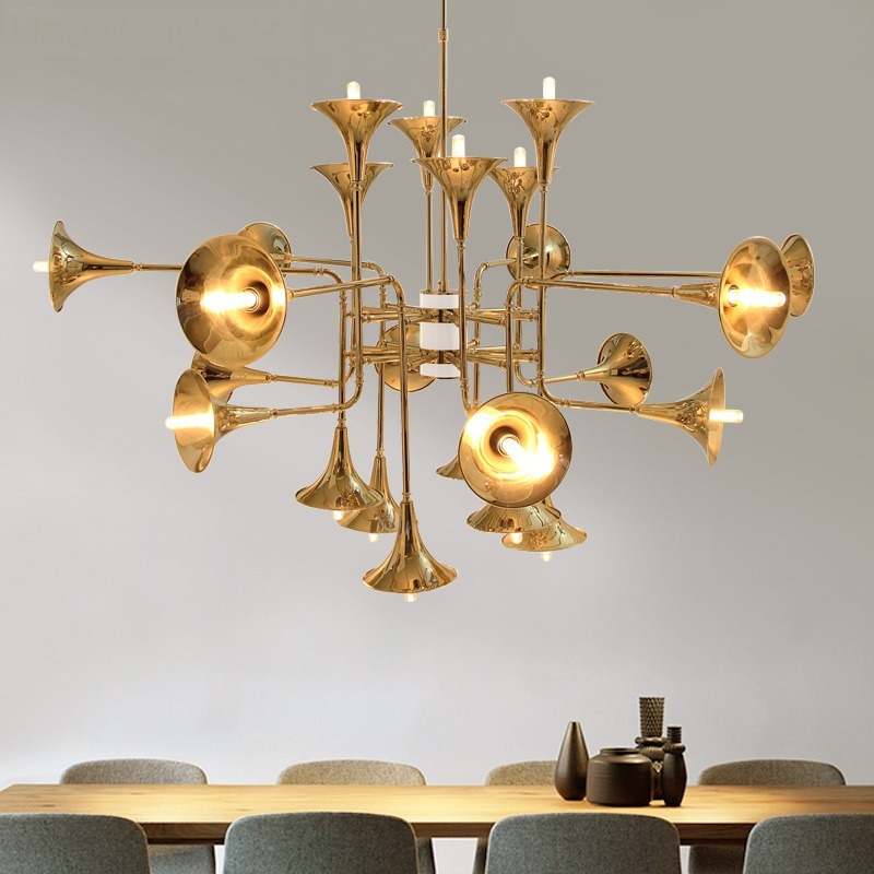 Interior Design Hall - Nordic Trompet Hanglamp voor Keuken Restaurant