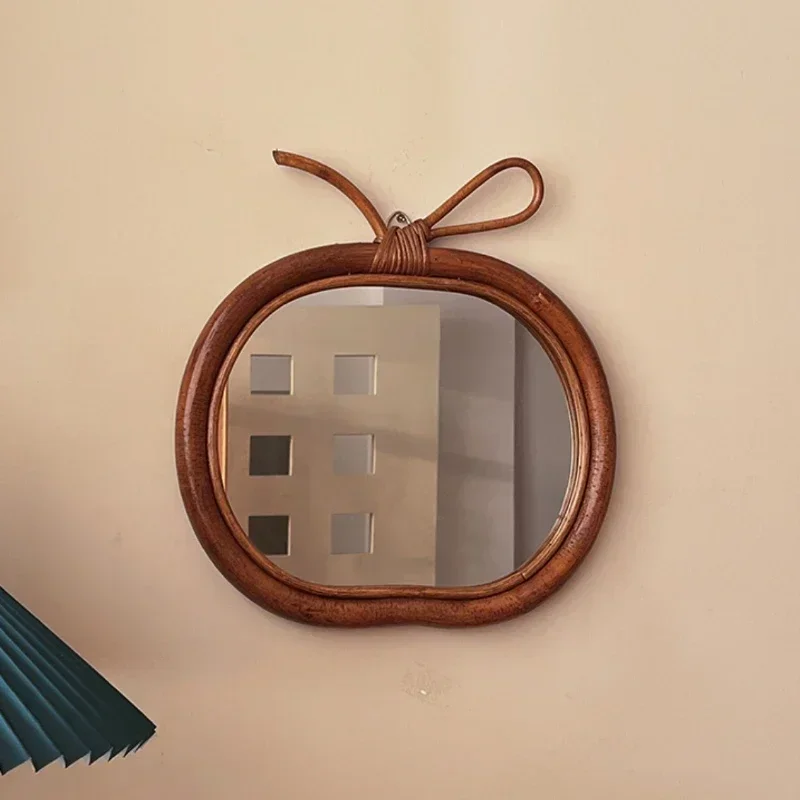Natuurlijke rotan ronde make-u - Rattan Mirror Round recensie en prijs