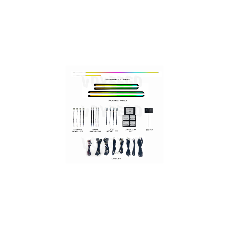 Auto-interieur LED-lamp met ap - Interior Design Remote recensie en prijs