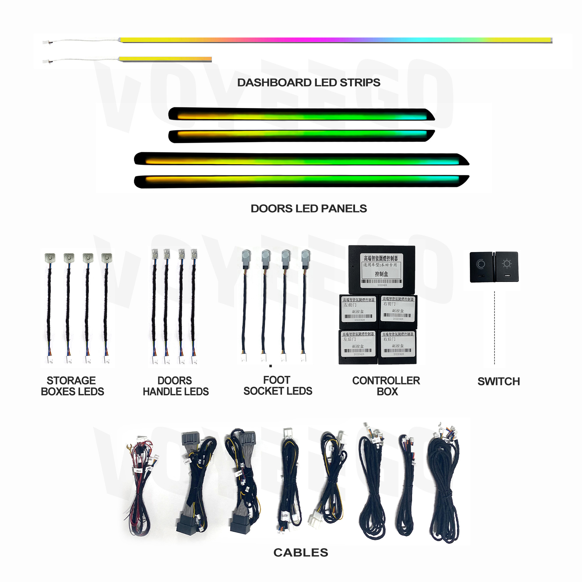 Auto-interieur LED-lamp met ap - Interior Design Remote recensie en prijs