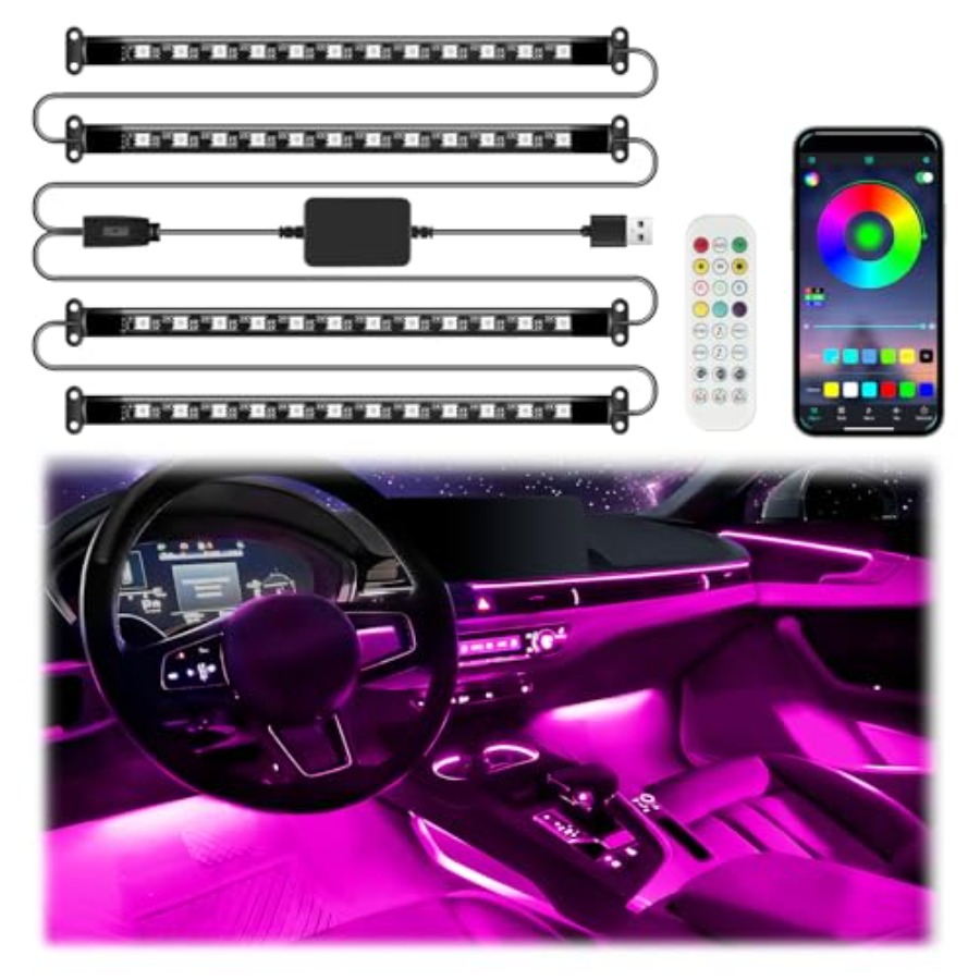 Slimme auto-interieur LED-verl - Interior Design Remote recensie en prijs