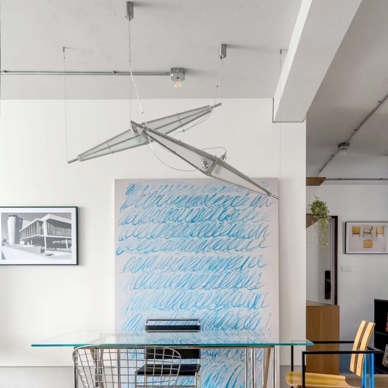 LED-glazen kroonluchter Minima - Interior Design Hall recensie en prijs