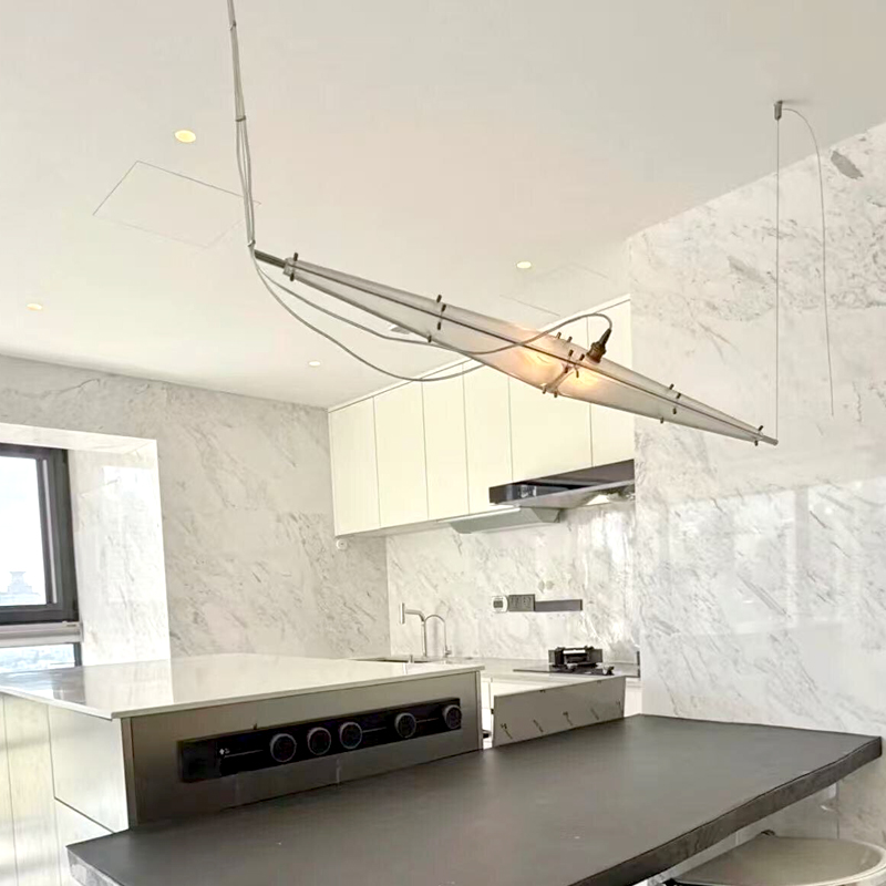 LED-glazen kroonluchter Minima - Interior Design Hall recensie en prijs