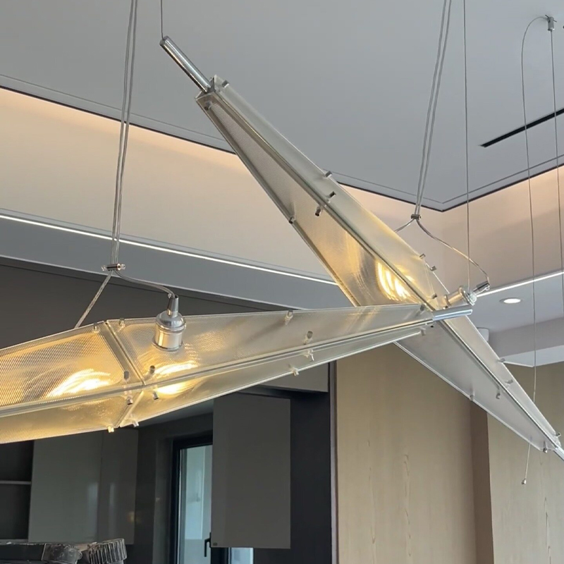 LED-glazen kroonluchter Minima - Interior Design Hall recensie en prijs