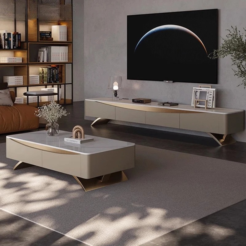 Vintage luxe tv-standaard ontw - Interior Design Tv Room recensie en prijs