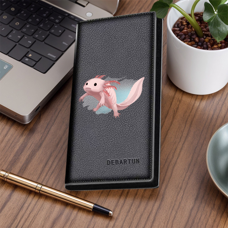 Roze axolotl amfibische illust - Interior Design Illustration recensie en prijs