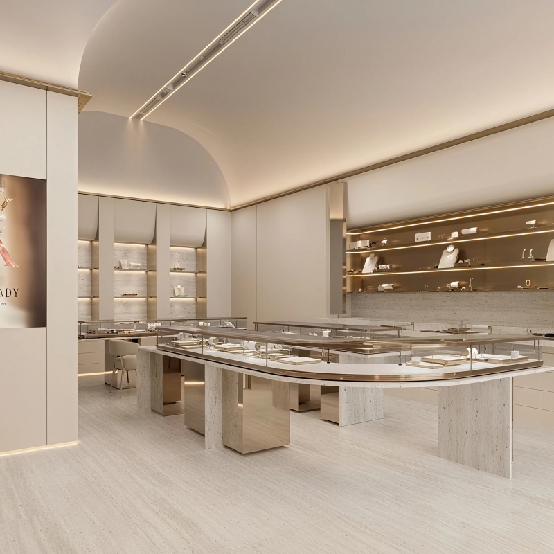 Ontwerp van een luxe juweliers - Interior Design Retail recensie en prijs