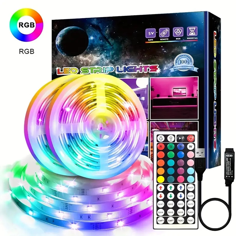 1-20M RGB LED-lichtstrips met  - Interior Design Tv Room recensie en prijs