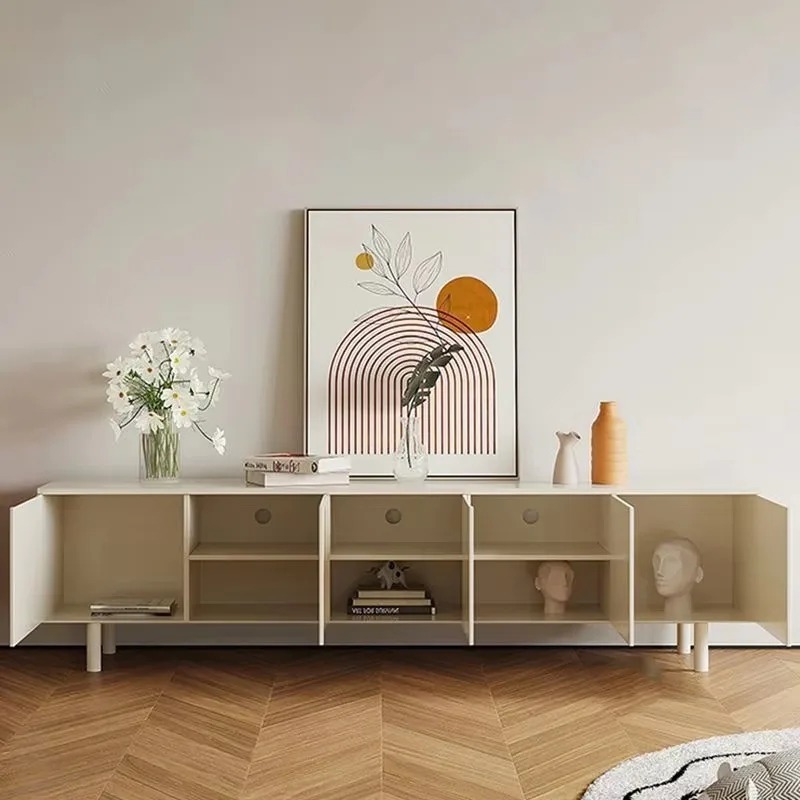 Luxe witte tv-standaard, elega - Interior Design Tv Room recensie en prijs