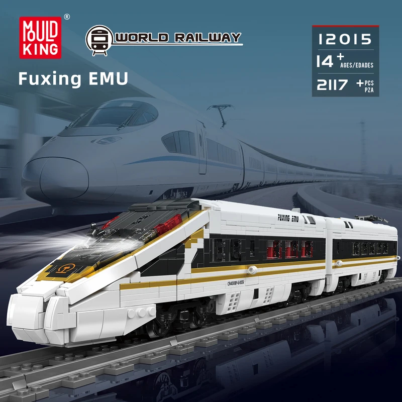 12015 High-Speed Spoorweg Trei - Interior Design Lego recensie en prijs