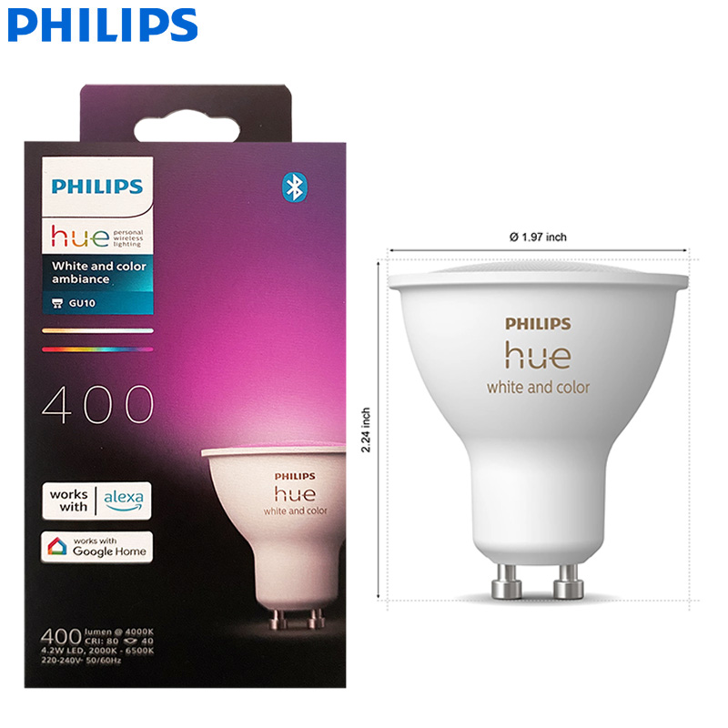 Philips Hue GU10 Smart LED-spo - Philips Bulb Hue recensie en prijs