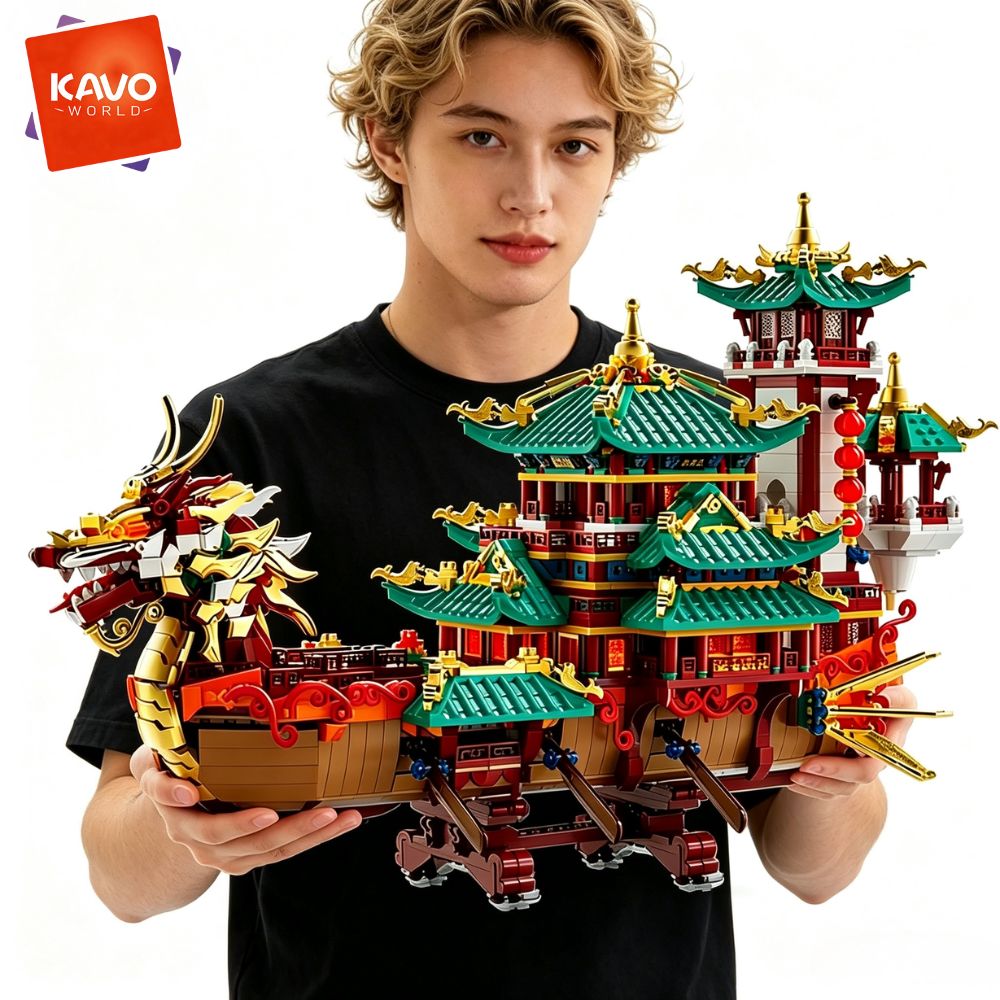 KAVOWORLD 2453-delige Drakenbo - Interior Design Lego recensie en prijs