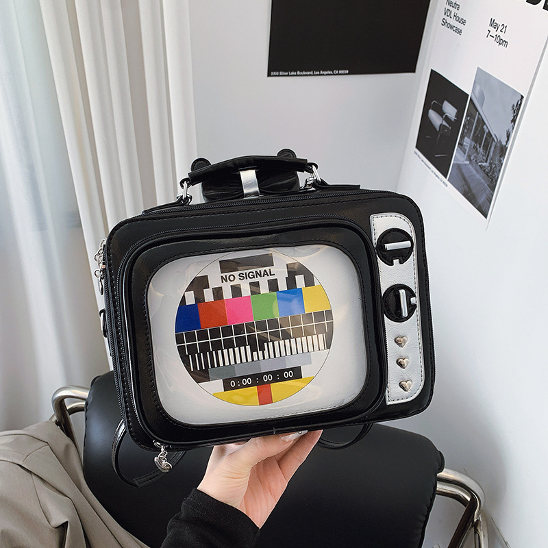 Vintage TV Leuke Crossbody Tas - Interior Design Tv Room recensie en prijs