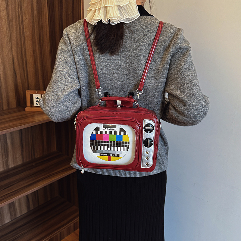 Vintage TV Leuke Crossbody Tas - Interior Design Tv Room recensie en prijs