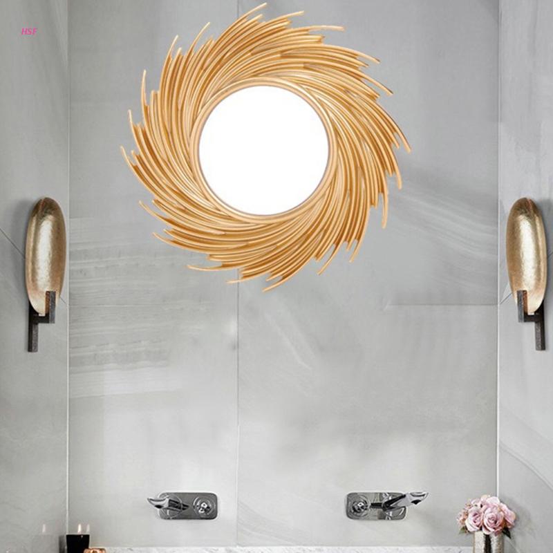 Zon Vorm Decoratieve Spiegel A - Rattan Mirror Round recensie en prijs