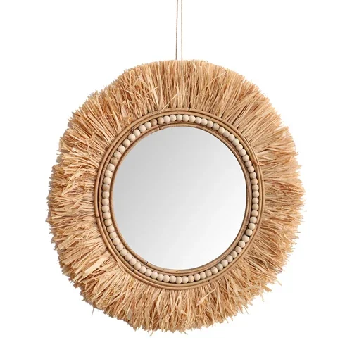 Rotan decoratieve spiegels voo - Rattan Mirror Round recensie en prijs