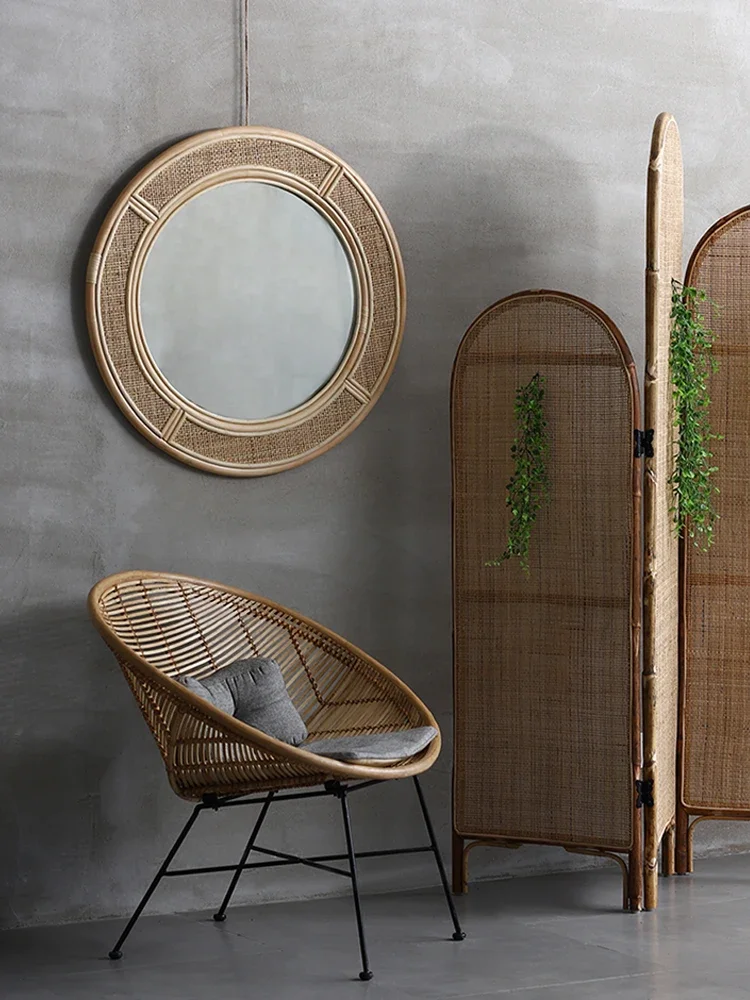 Echte rotan Bed & Breakfast ha - Rattan Mirror Round recensie en prijs