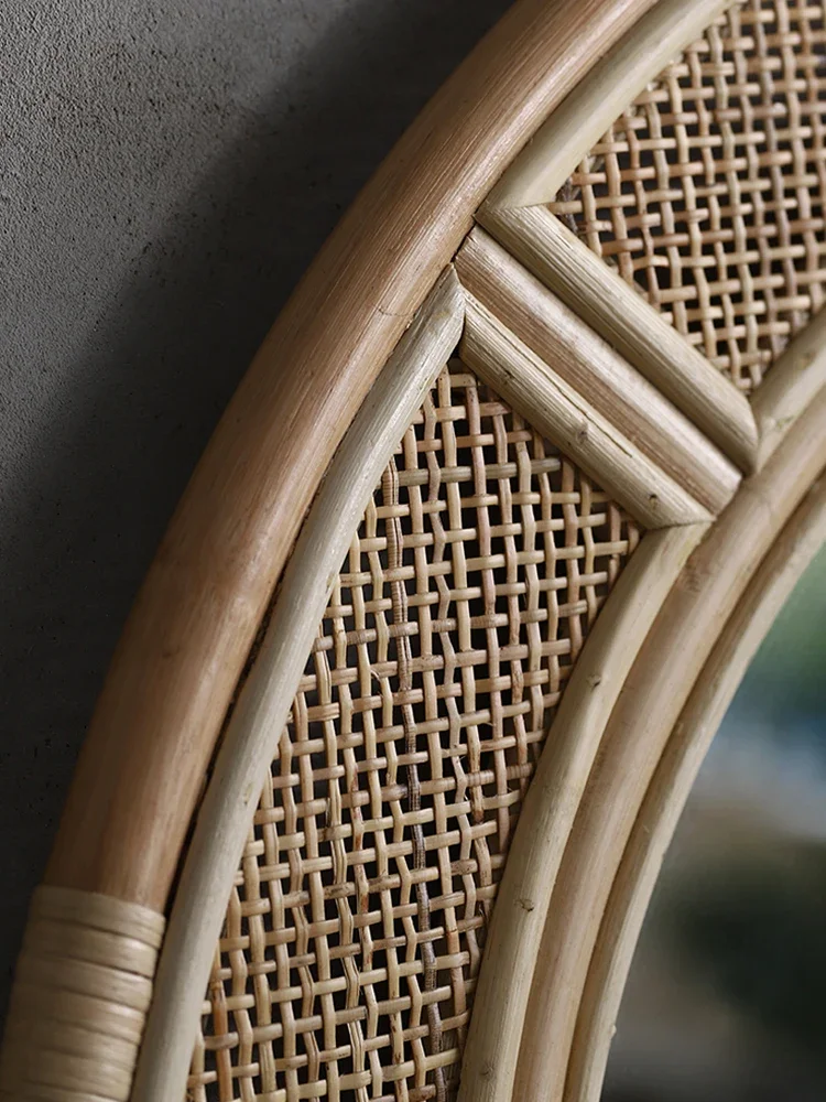 Echte rotan Bed & Breakfast ha - Rattan Mirror Round recensie en prijs